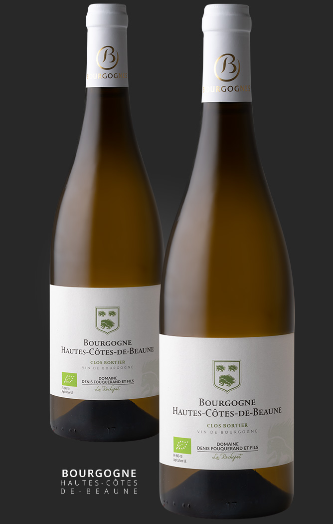 Vin blanc bio Bourgogne hautes-côtes de Beaune clos Bortier