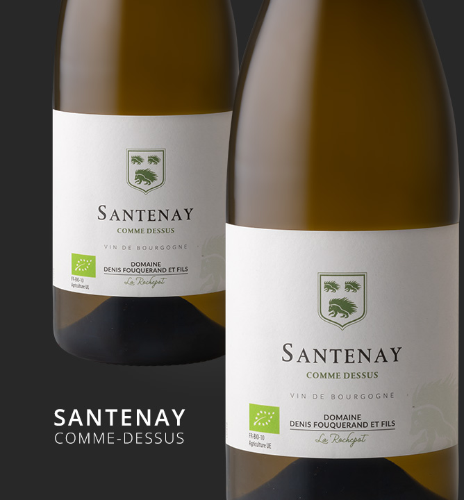Vin blanc bio Santenay Comme Dessus